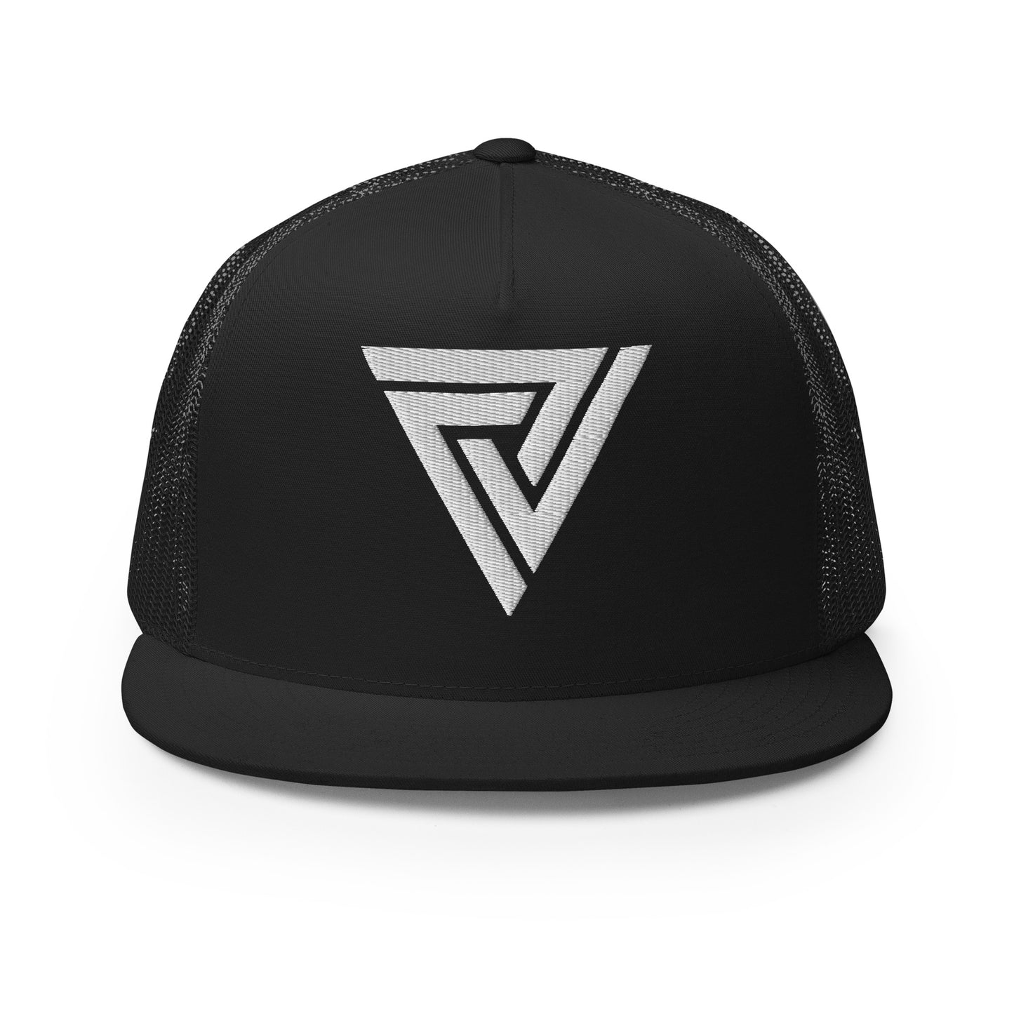 UPGRD® Logo Flat Brim Trucker Cap