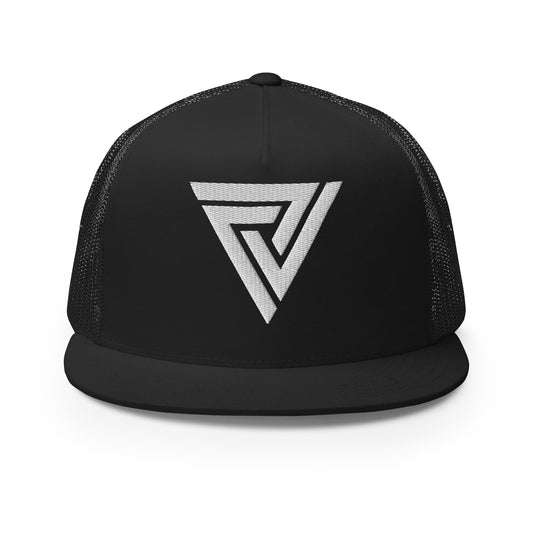UPGRD® Logo Flat Brim Trucker Cap
