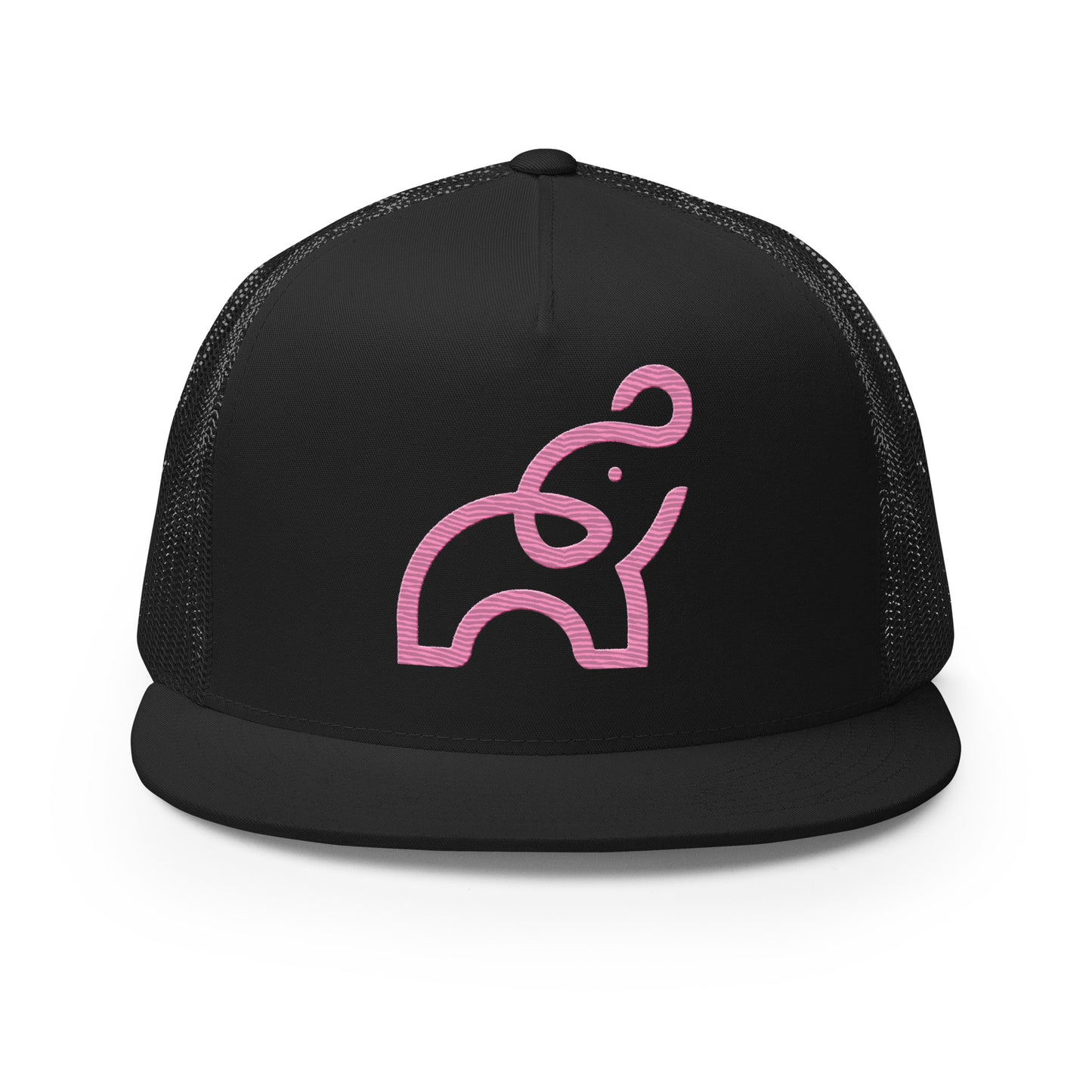 UPGRD® Pink Elephant V2 Flat Brim Trucker Cap