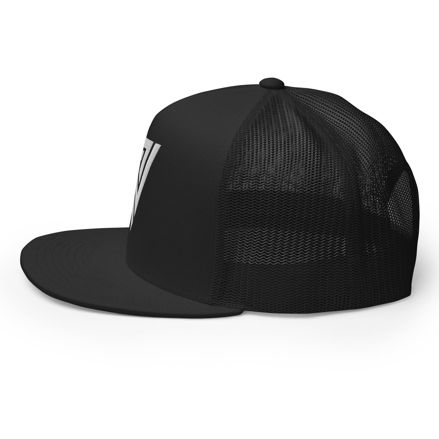 UPGRD® Logo Flat Brim Trucker Cap