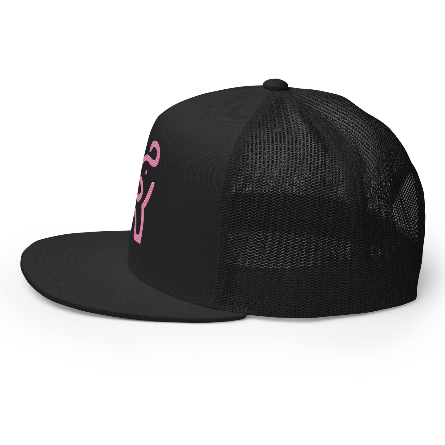 UPGRD® Pink Elephant V2 Flat Brim Trucker Cap