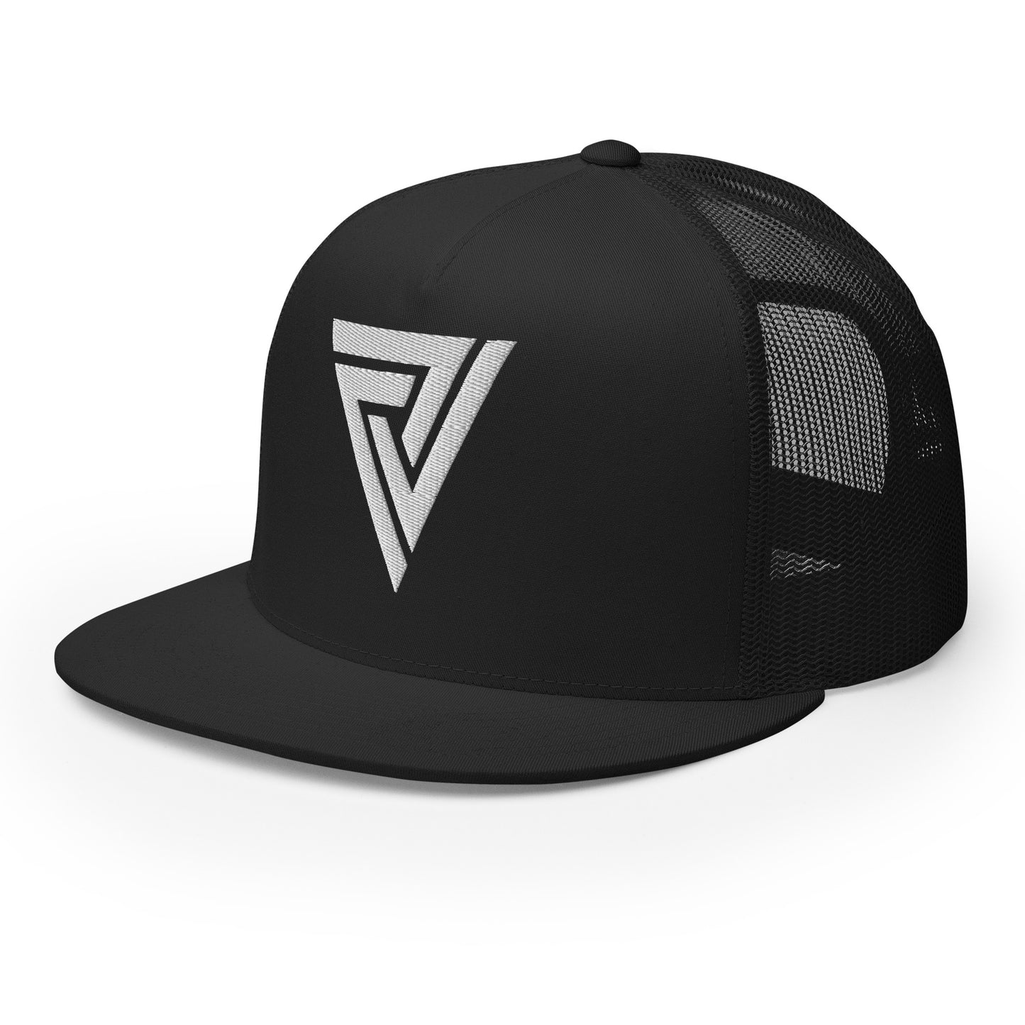 UPGRD® Logo Flat Brim Trucker Cap
