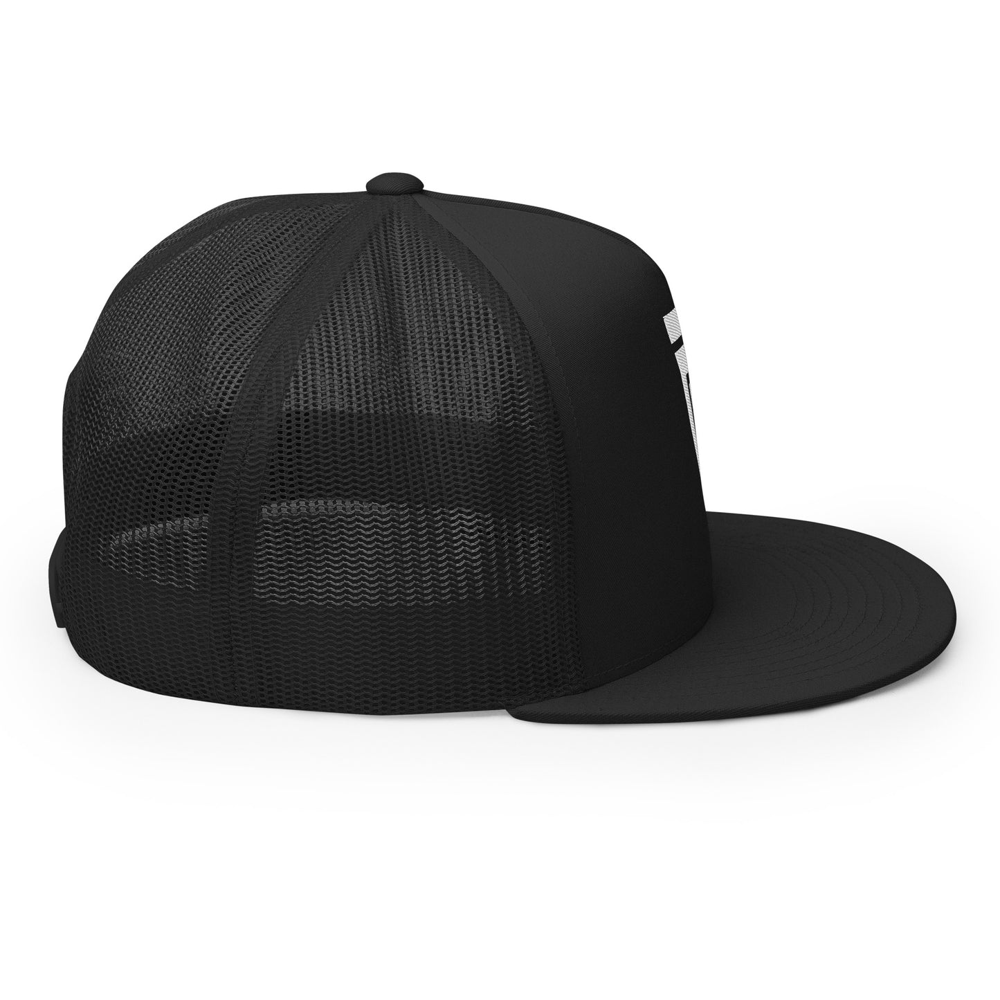 UPGRD® Logo Flat Brim Trucker Cap