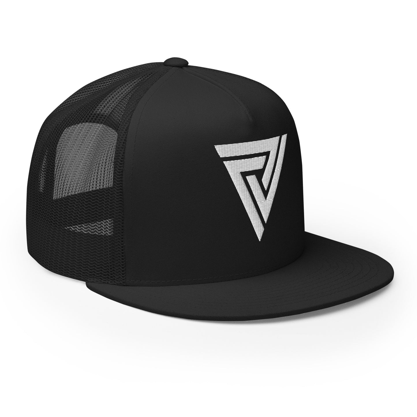 UPGRD® Logo Flat Brim Trucker Cap