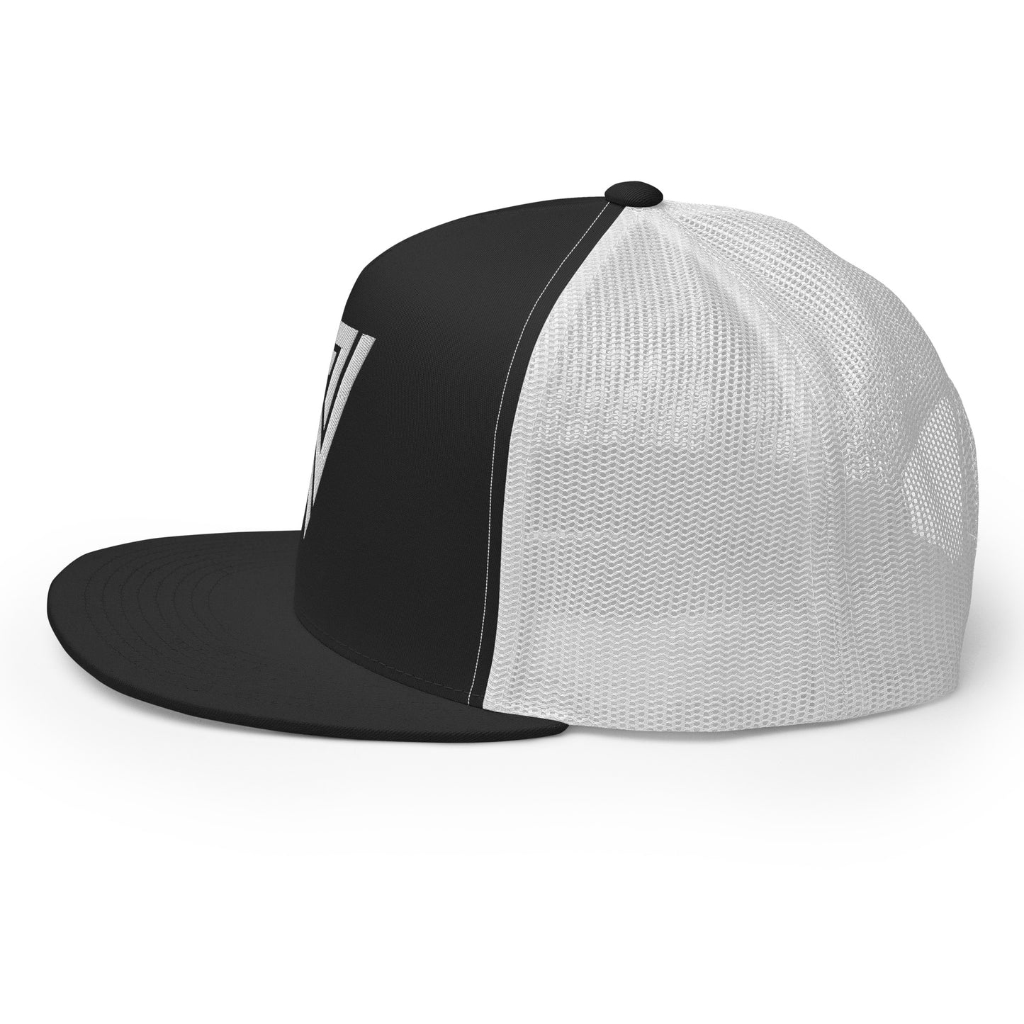 UPGRD® Logo Flat Brim Trucker Cap
