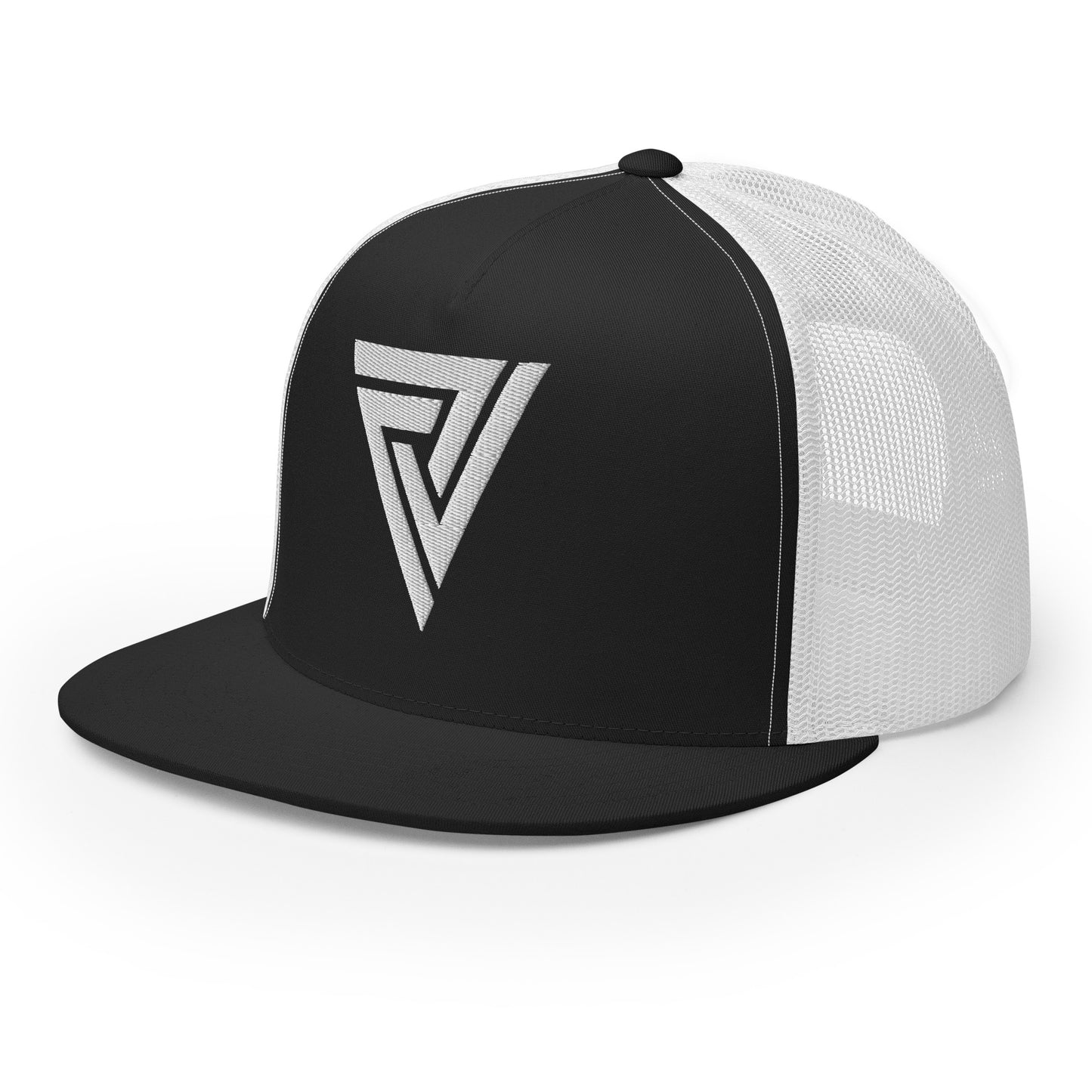 UPGRD® Logo Flat Brim Trucker Cap
