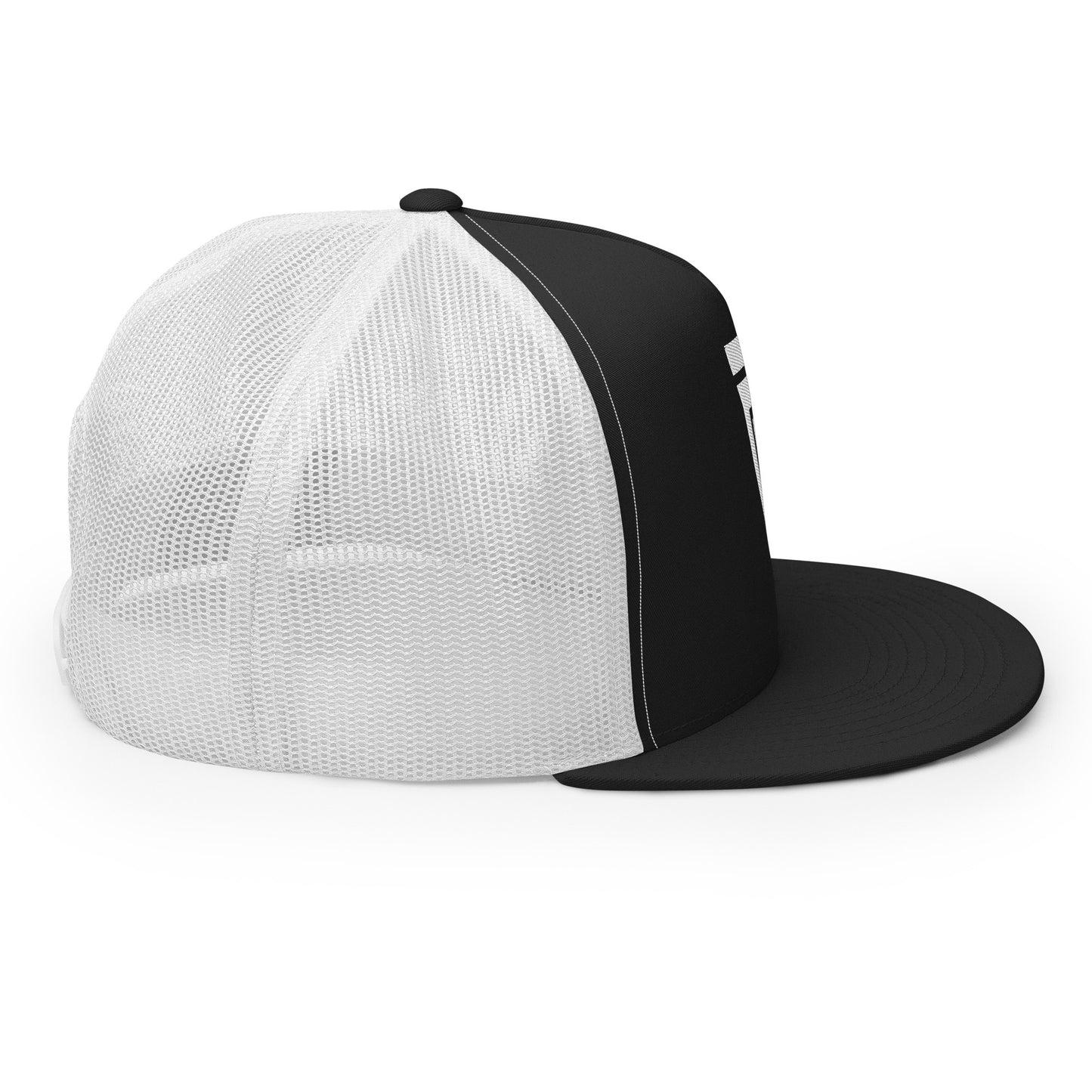 UPGRD® Logo Flat Brim Trucker Cap