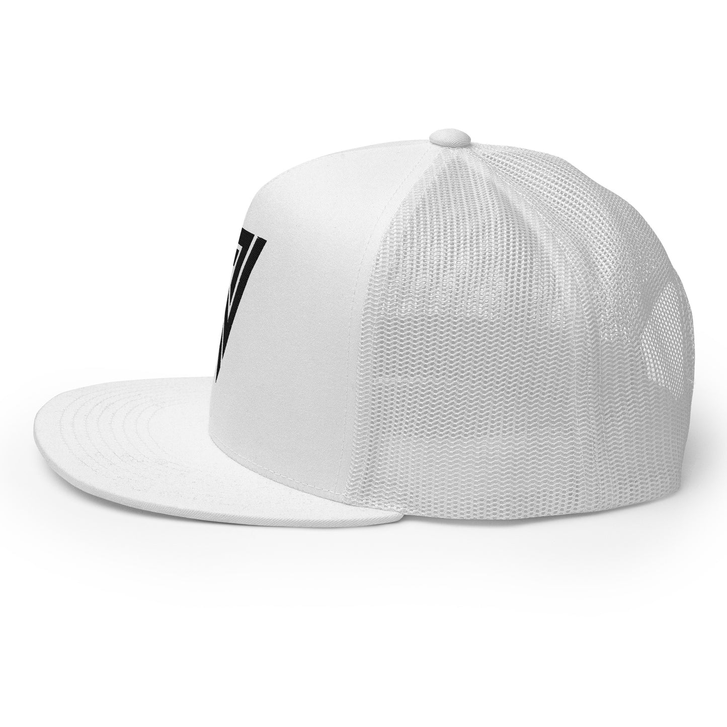 UPGRD® Logo Flat Brim Trucker Cap