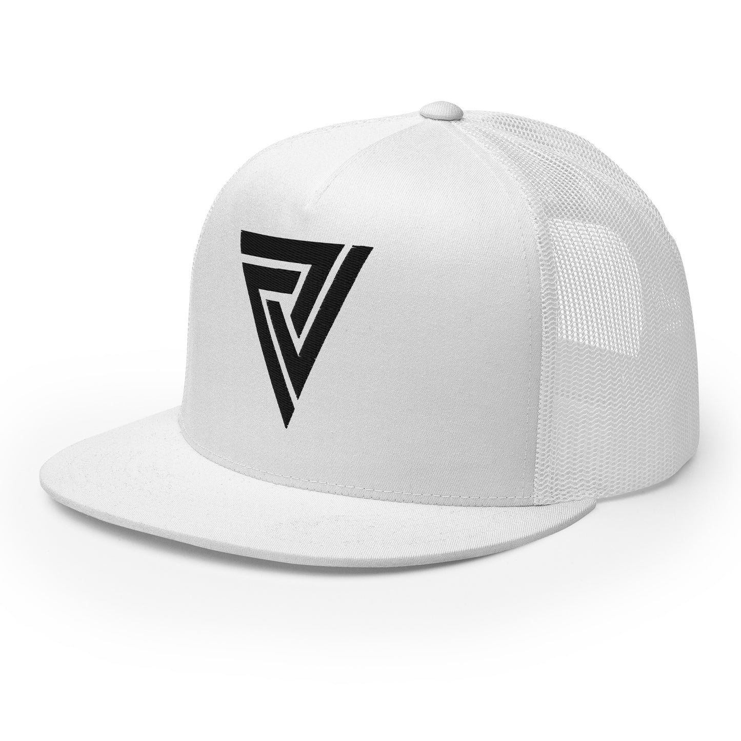 UPGRD® Logo Flat Brim Trucker Cap
