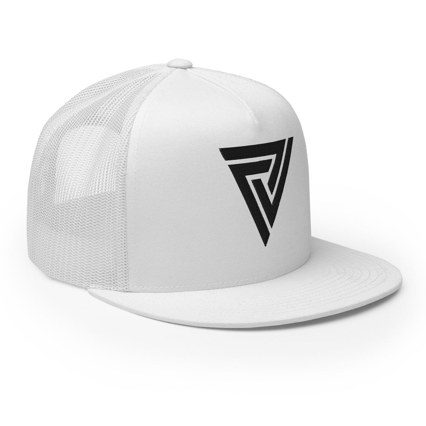 UPGRD® Logo Flat Brim Trucker Cap