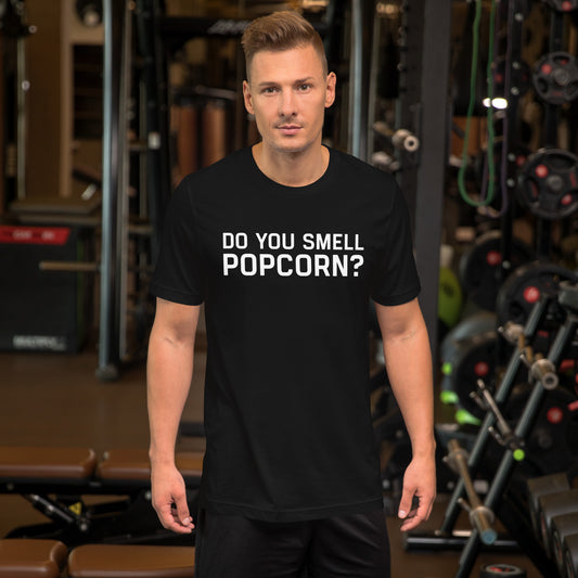 UPGRD® Do You Smell Popcorn? Premium T-Shirt for Men