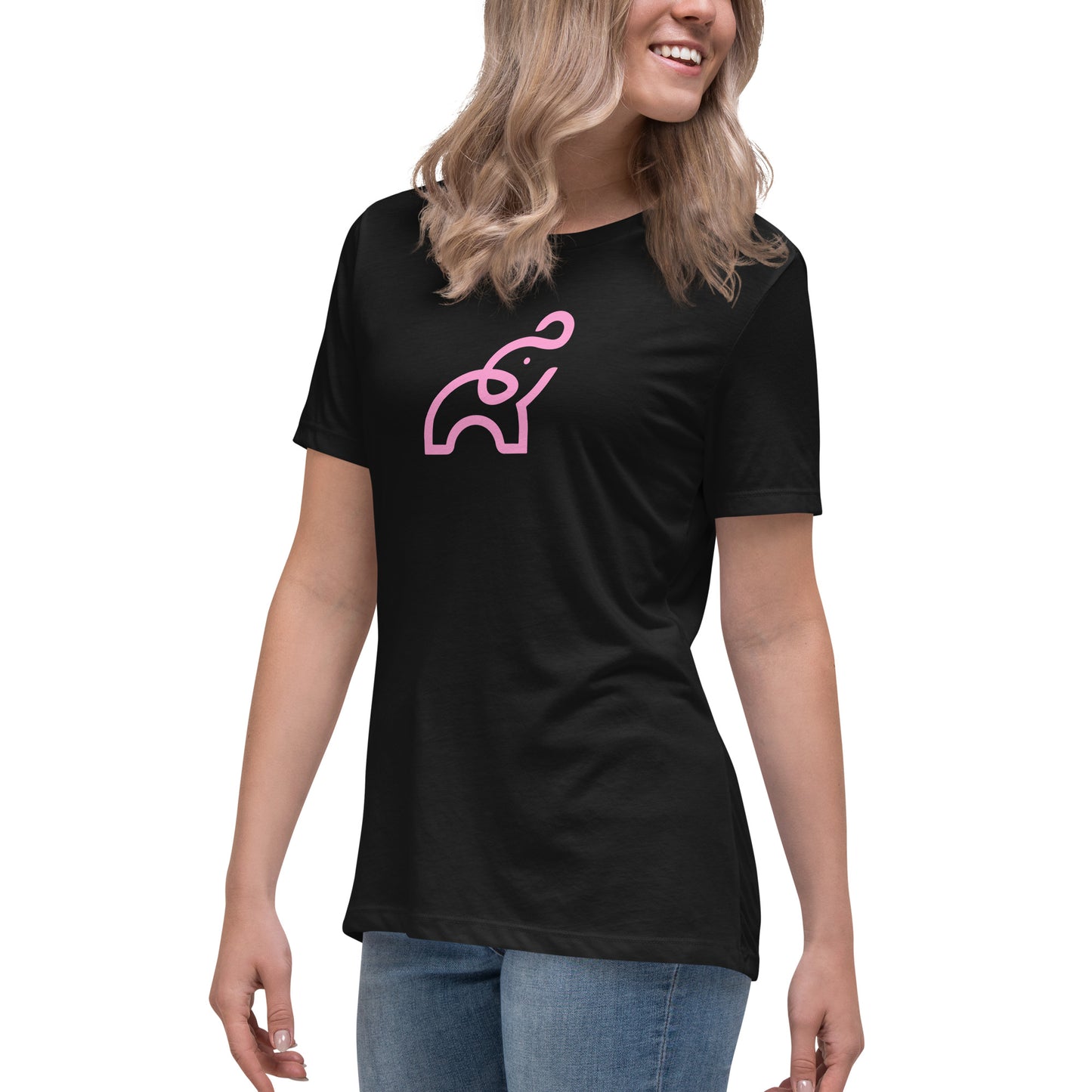 UPGRD® Pink Elephant V2 Premium T-Shirt for Women