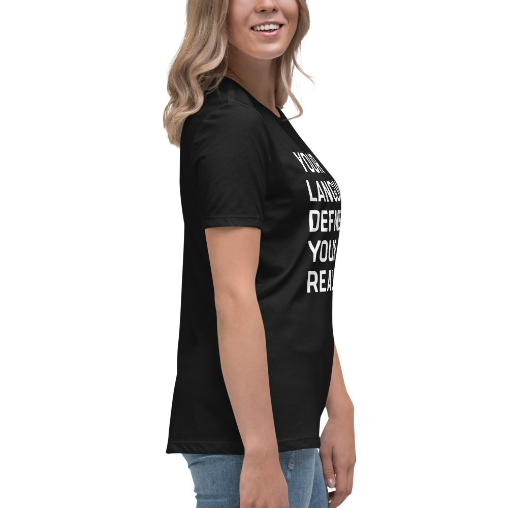 UPGRD® Your Language Defines Your Reality Premium T-Shirt for Women