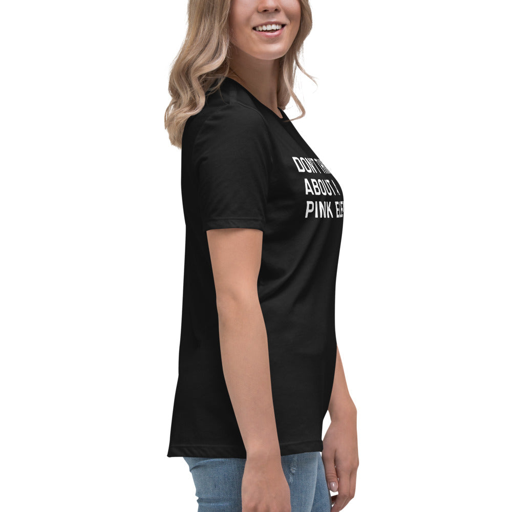 UPGRD® Don't Think About the Pink Elephant Premium T-Shirt for Women