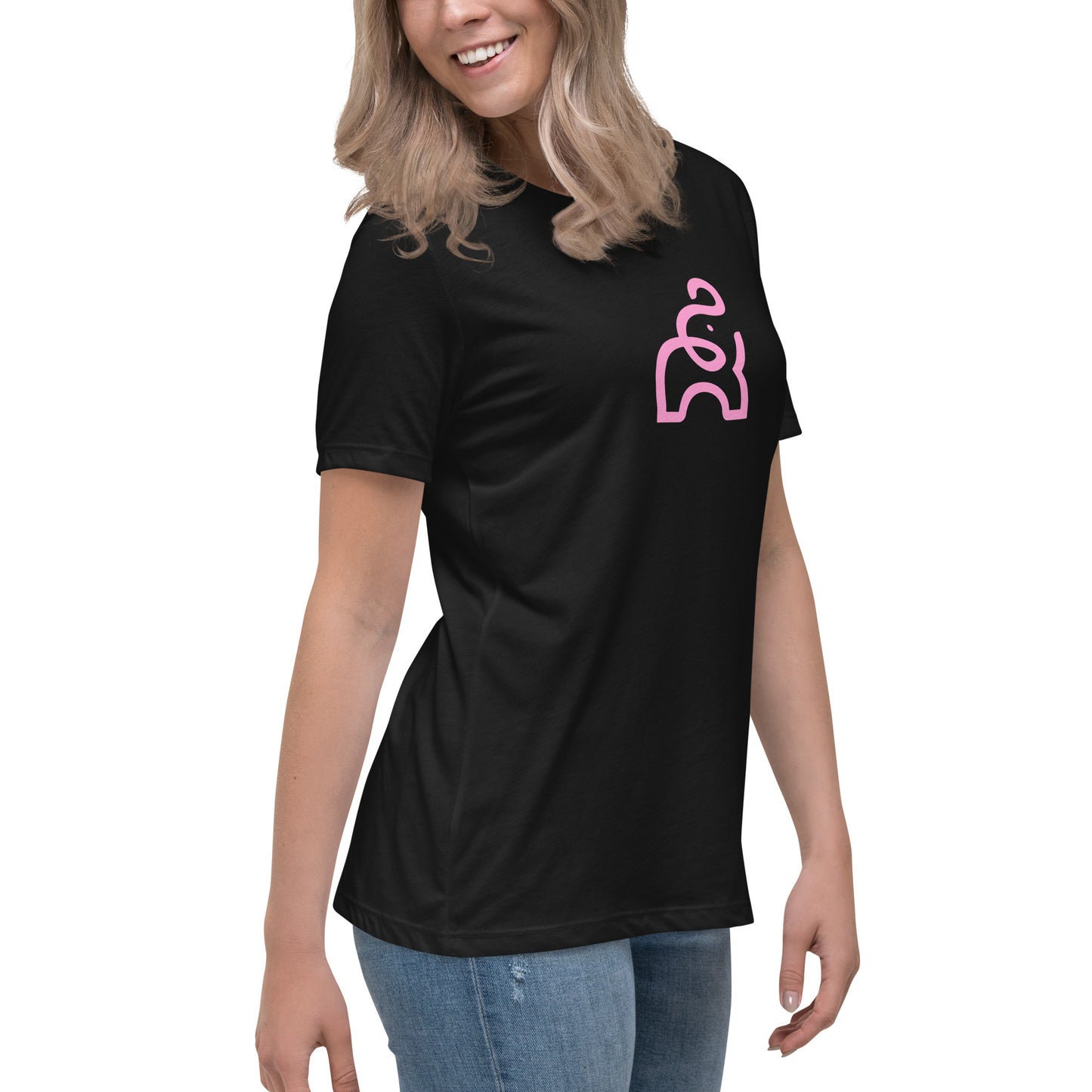 UPGRD® Pink Elephant V2 Premium T-Shirt for Women