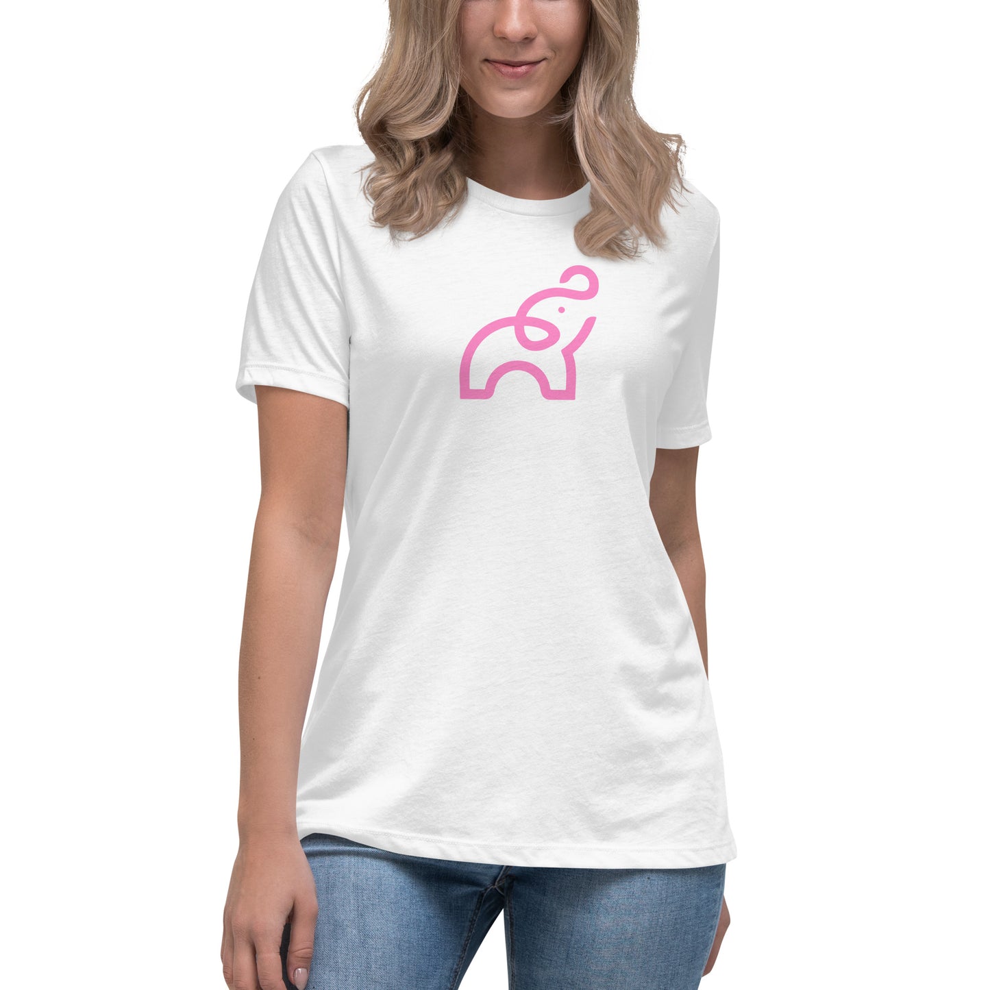 UPGRD® Pink Elephant V2 Premium T-Shirt for Women