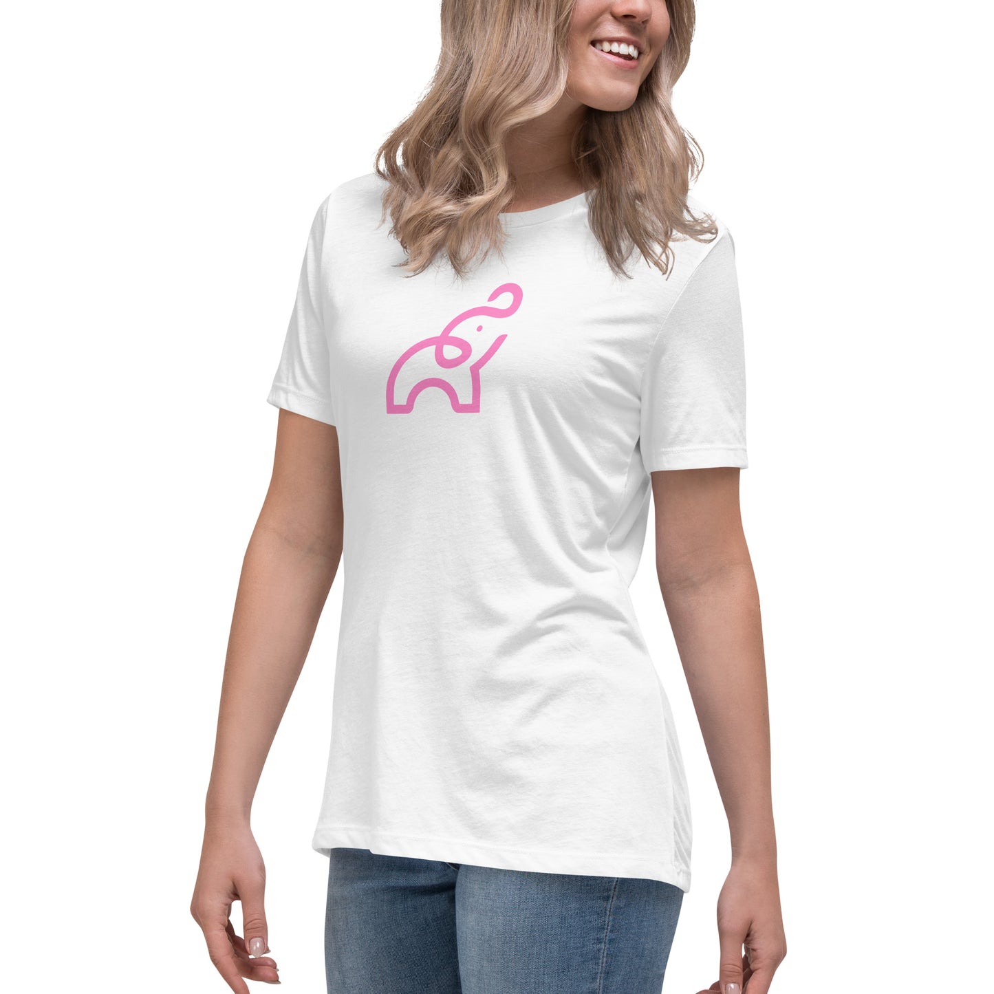 UPGRD® Pink Elephant V2 Premium T-Shirt for Women