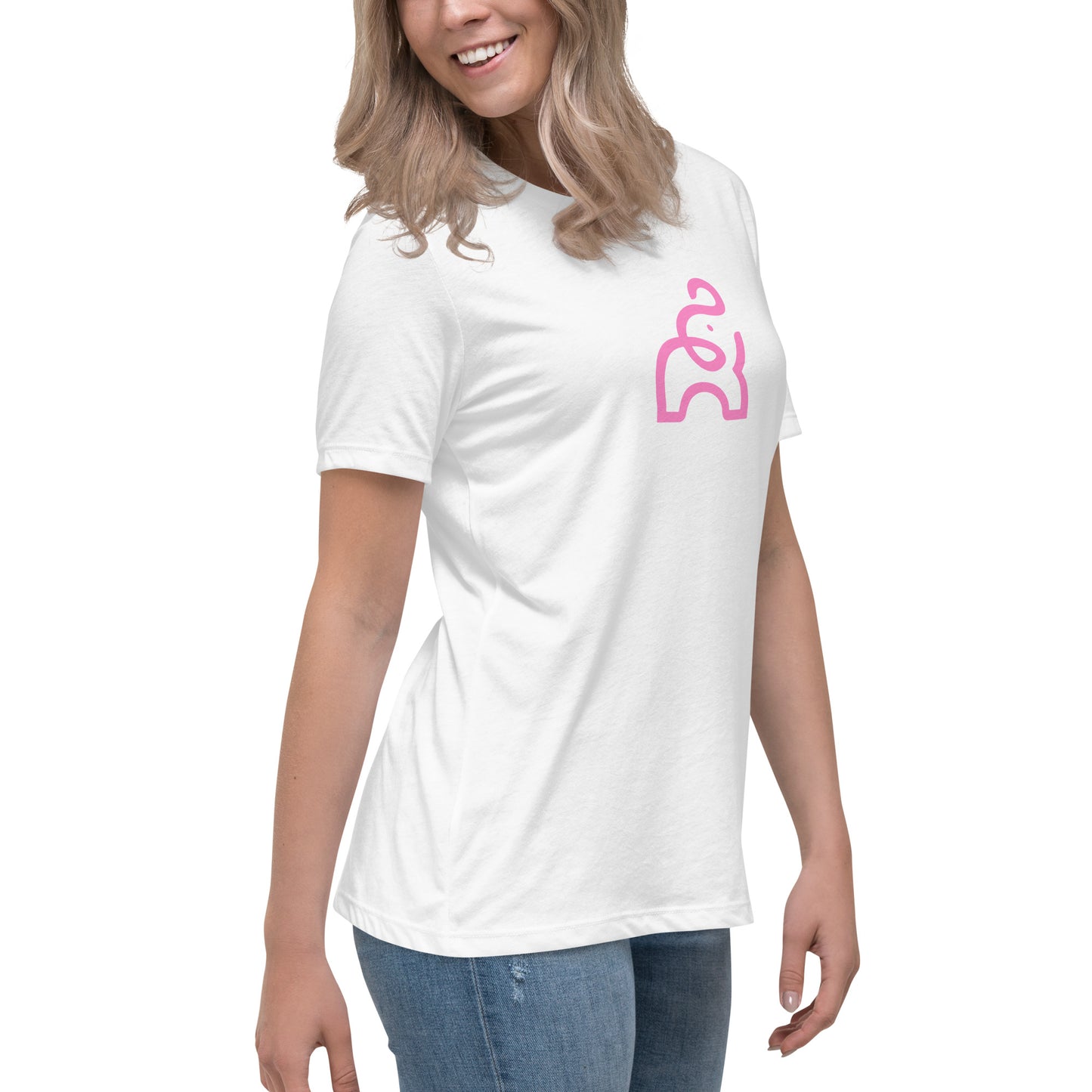 UPGRD® Pink Elephant V2 Premium T-Shirt for Women